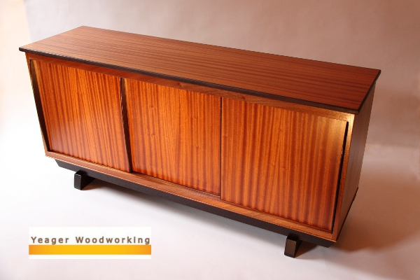 Wenge Sapele Media Console